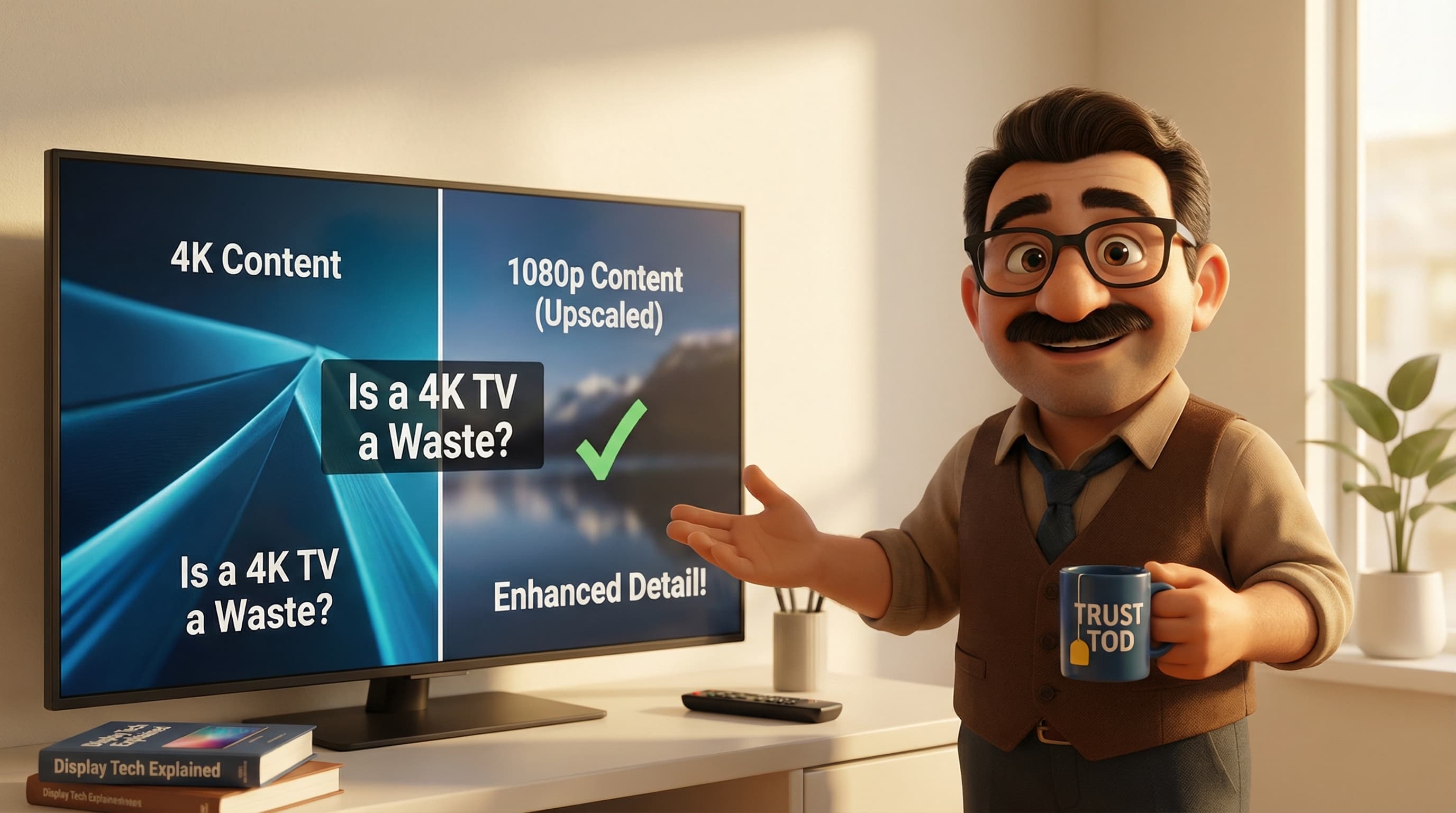 Is a 4K TV a Waste of Money If You Don't Watch 4K Content?